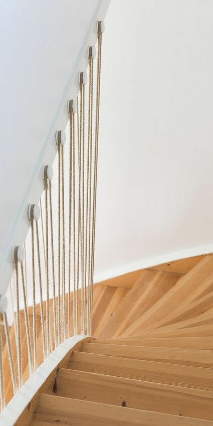 garde corps escalier cordes