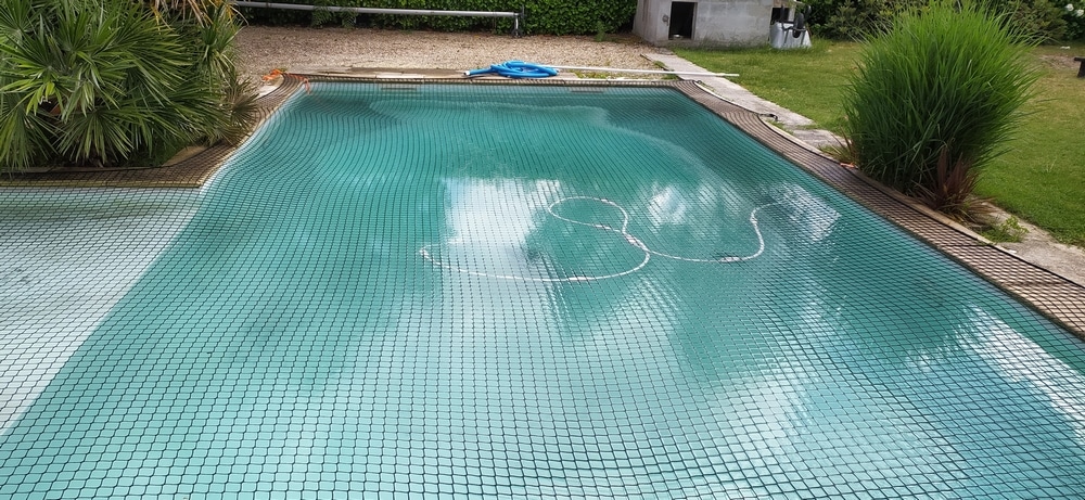 Épaulard d'atterrissage de piscine Filet de piscine avec filet d'étang  ultra fin
