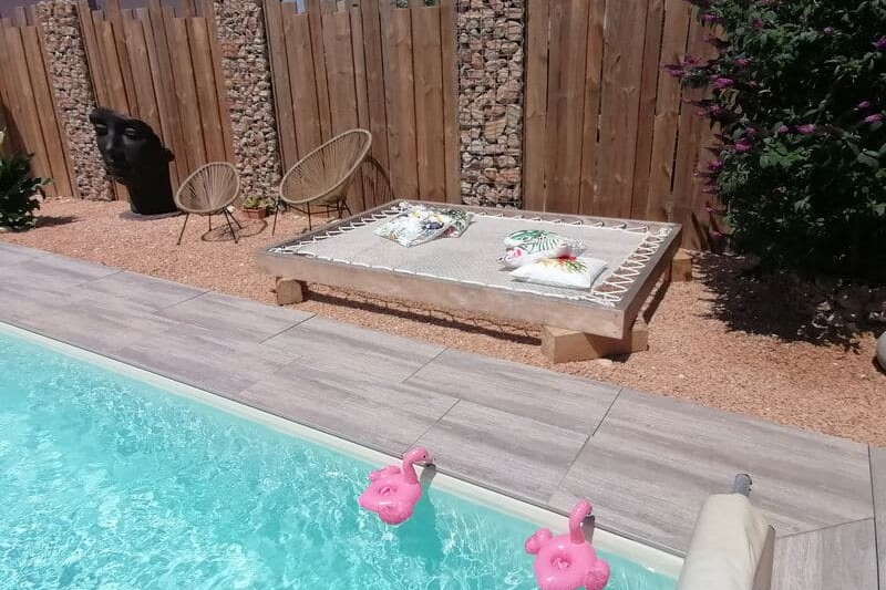 Filet sunbed piscine
