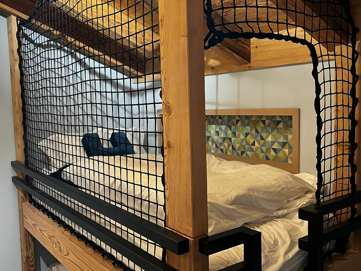 filet garde-corps lit superpose sur mesure