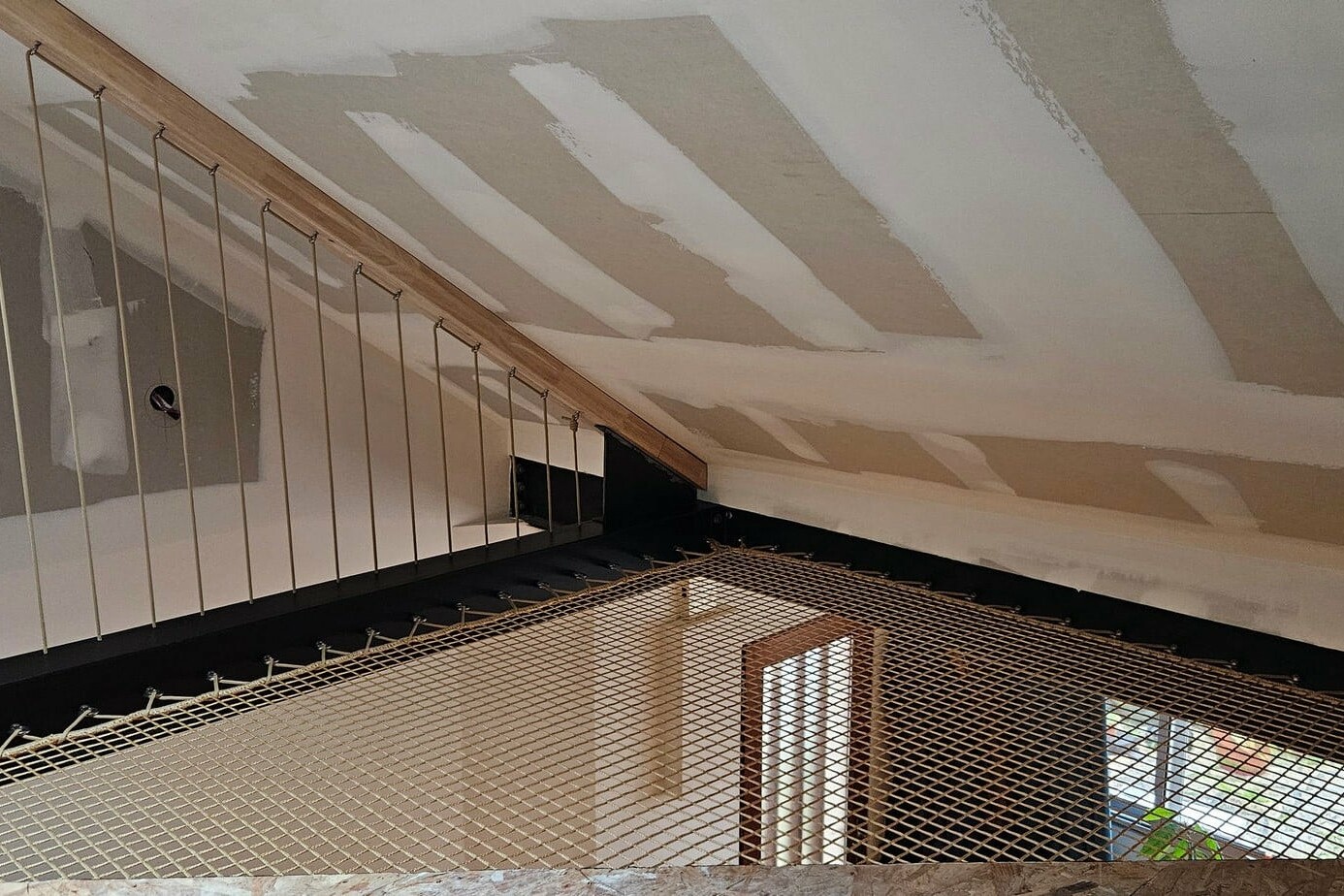 Filet escalier garde corps