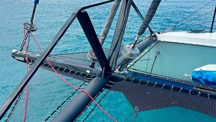 Trampoline Catamaran Net