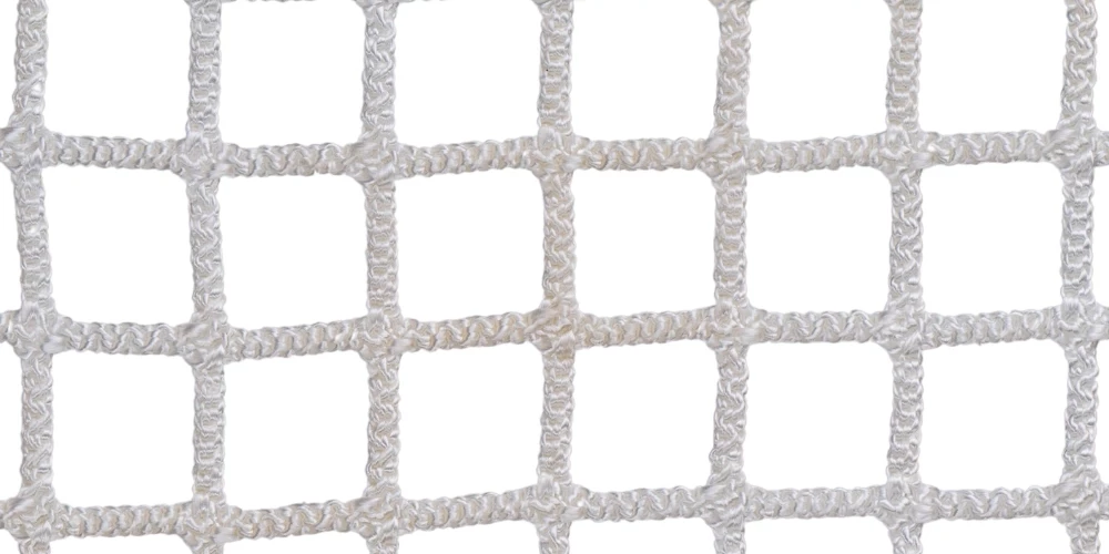 filet blanc maille 30x30