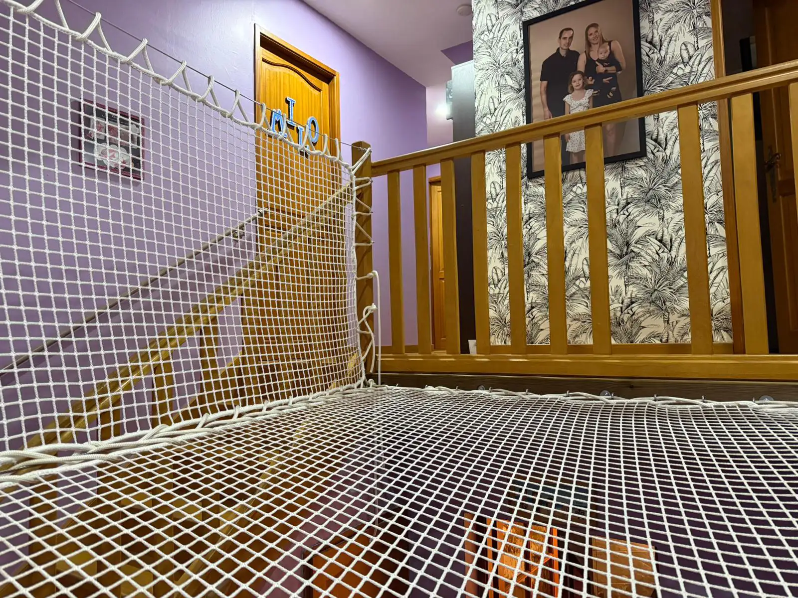 filet maille de 30x30 blanc garde corps et filet horizontal