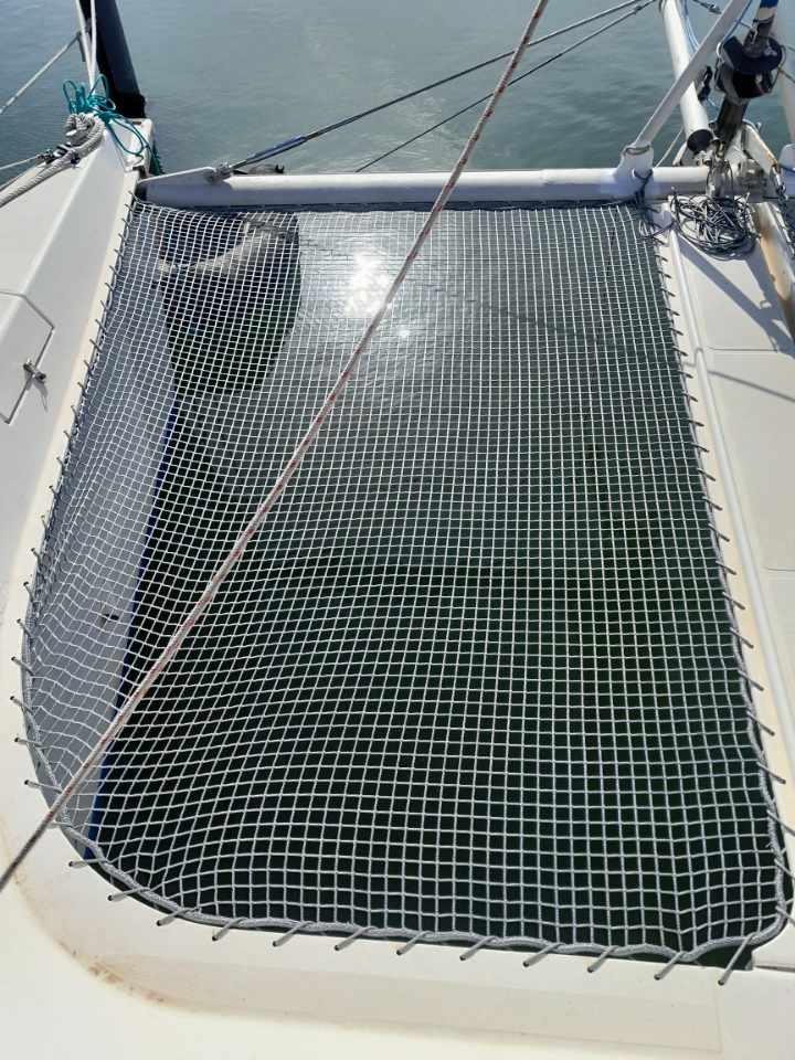 filet trampoline gris multicoques zoom