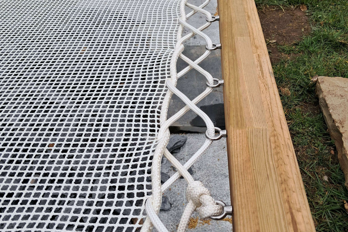pergolas Filet 13x13mm laçage double cadre boir extérieur jardin