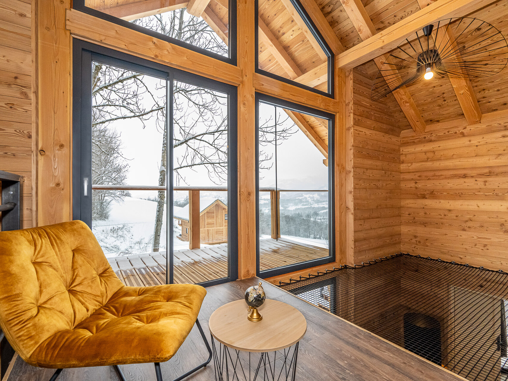 Rete interna hotel chalet montagna