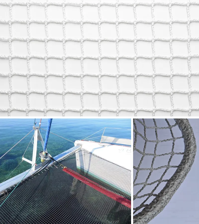 Maille Dyneema 22×22 mm : filet catamaran compétition Feelnets