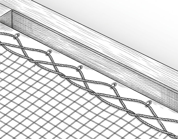 Feelnets double-cord lacing