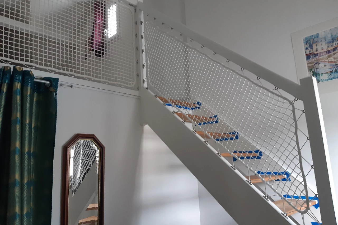 garde corps sur mesure escalier et palier projet Feelnets